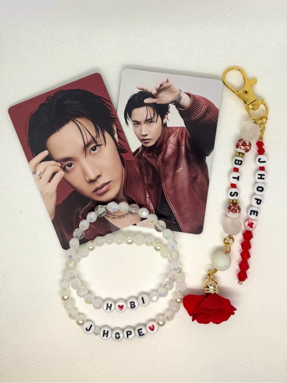 (5pcs) BTS JHOPE BIAS BUNDLE Photocard Keychain Bracelet ARIRANG 2026
